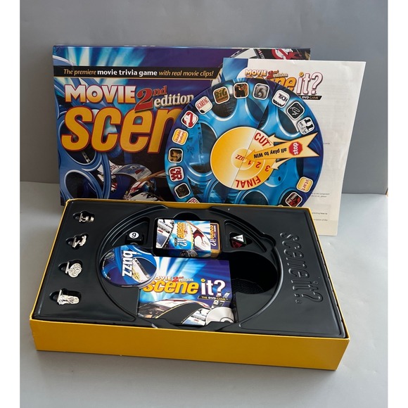 Scene It? Movie 2nd Edition DVD Trivia Board Game Complete - Picture 1 of 5